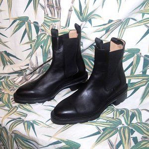 Alexander Wang Black Andy Box Chelsea Boots size NWOB size 38.5 BRAND NEW